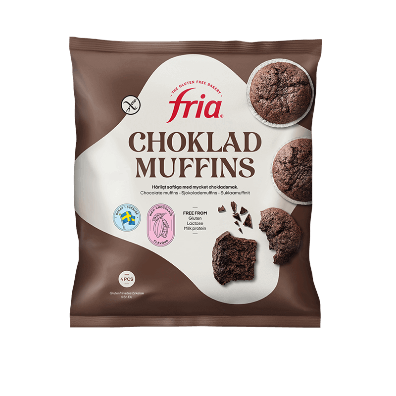 Glutenfria Chokladmuffins