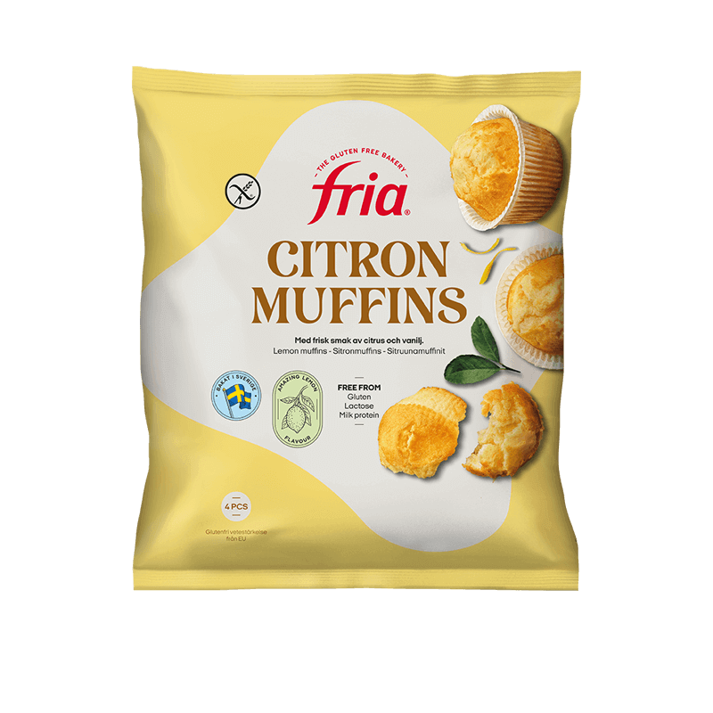 Glutenfria citronmuffins
