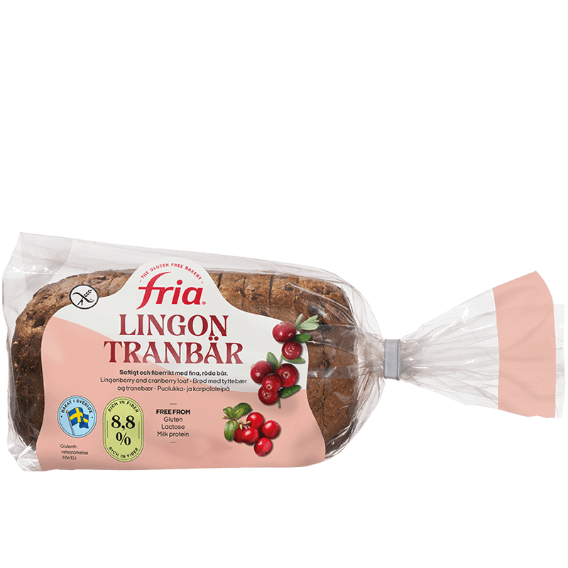 Glutenfritt lingonbröd